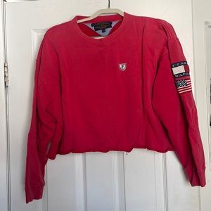 Vintage cropped Tommy Hilfiger crew neck